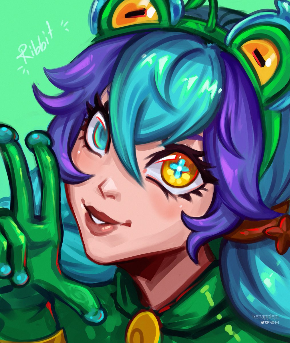 Couldn't resist drawing a quick froggy Gwen for Gwensday 🐸