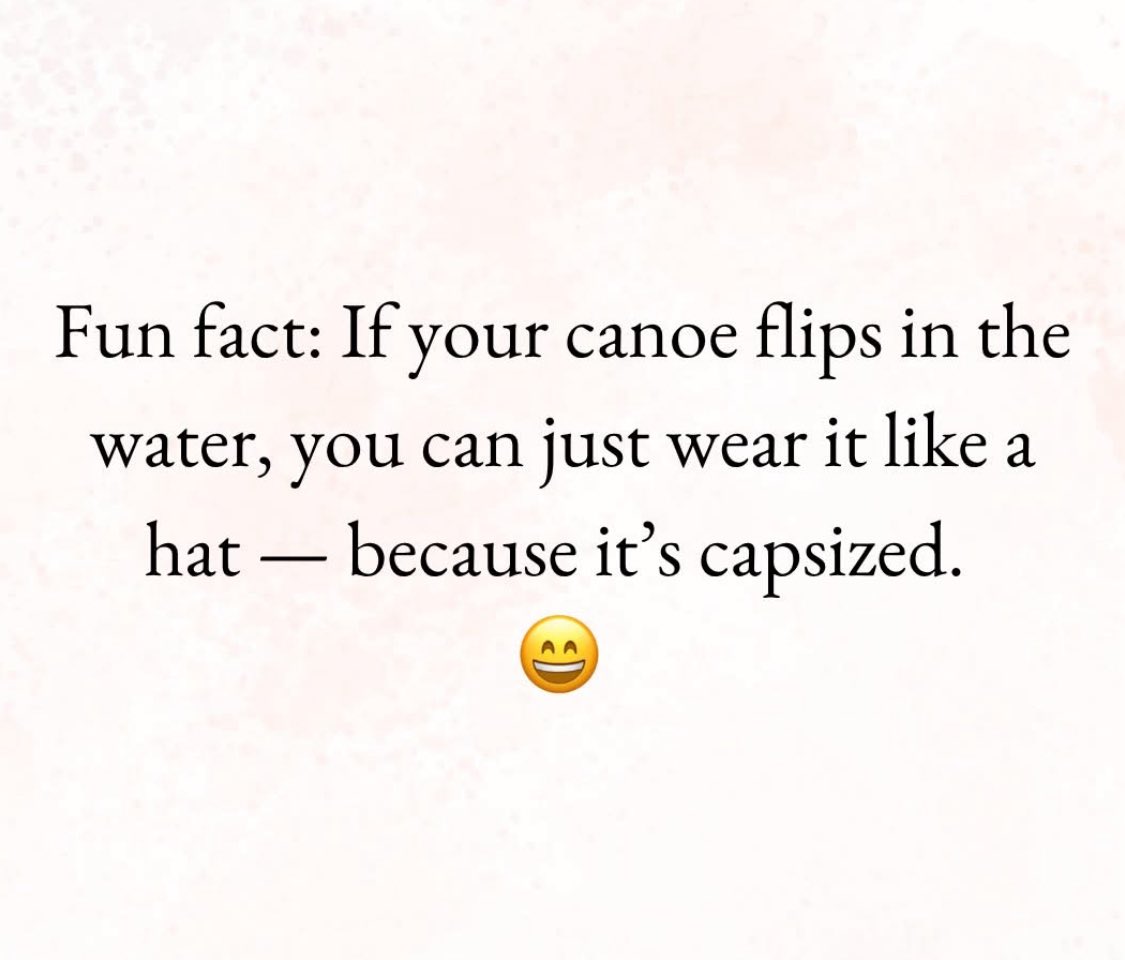OCApride's tweet image. 🐪🚣‍♀️ It’s Hump Day! And if your week feels a little “capsized,” just remember — you can always wear that canoe like a hat and keep smiling! 😄

We’re halfway there, so let’s laugh, learn, and paddle through the rest of the week together. 💙✨
#HumpDayHumor #KeepSmiling…