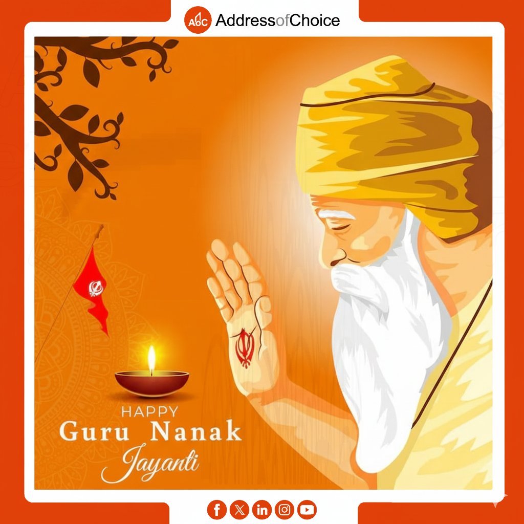 AddressofChoice's tweet photo. May Guru Nanak Dev Ji inspire you to achieve your dreams through honesty and hard work. Happy Gurpurab!
.
.
.
.
.
#gurunanakjayanti #gurunanakdevji #gurupurab #waheguruji #happygurunanakjayanti #wahegurumeharkare #gurunanakji #gurugobindsinghji #goldentemple #gurunanakdev https://t.co/ARp9EjUwOB