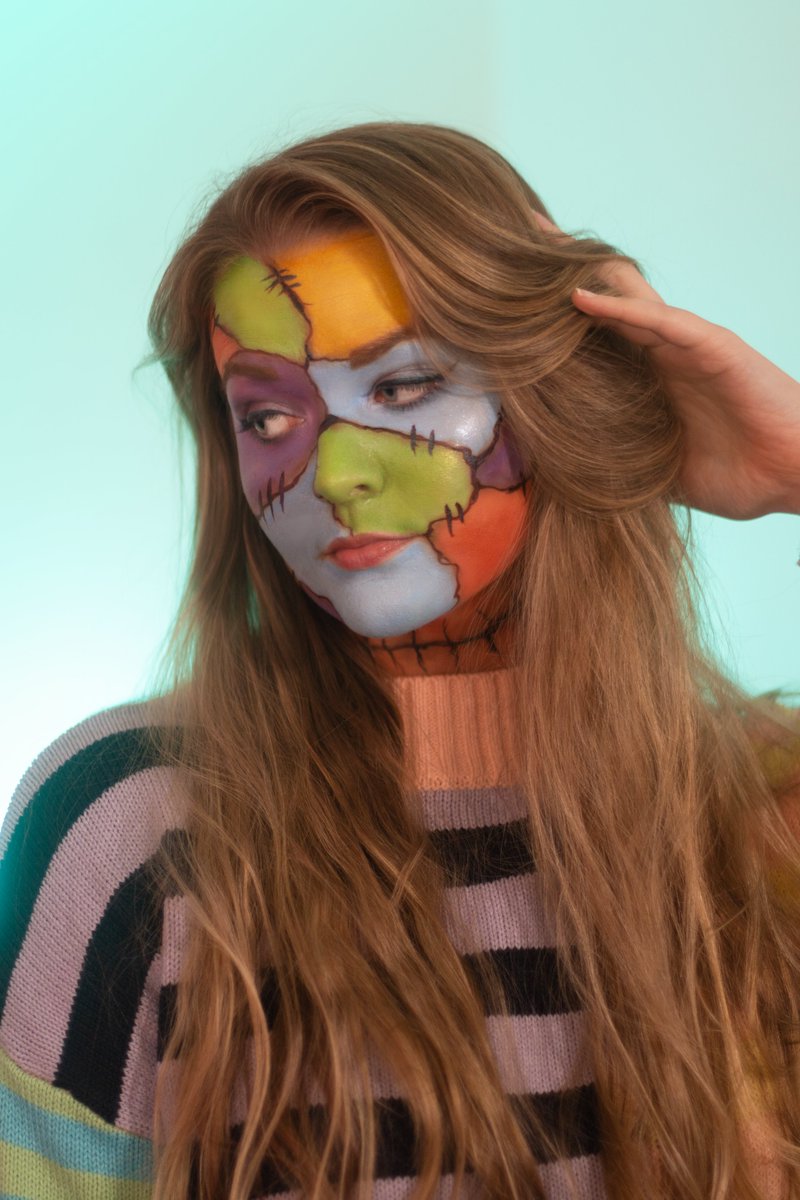 a lil patchwork halloween look🦇