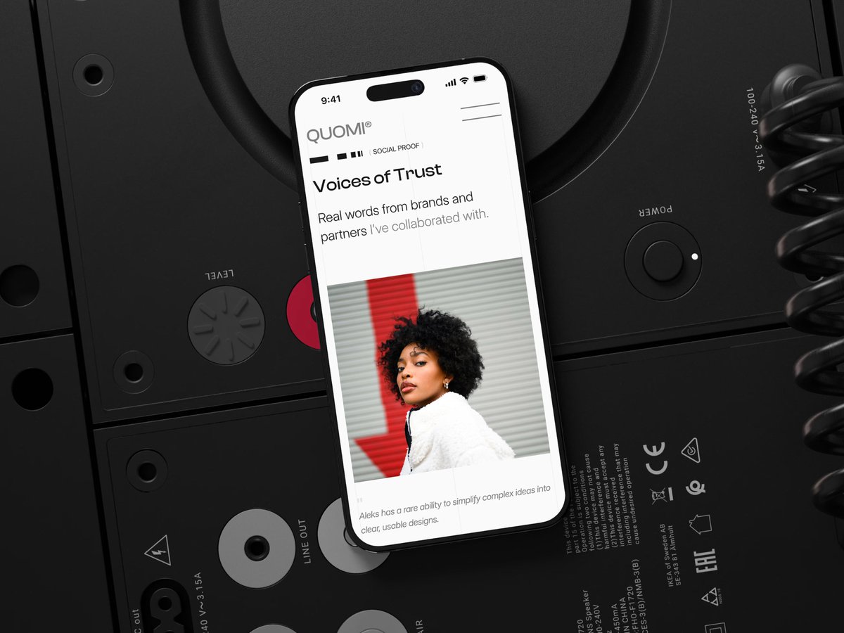 CristianMielu's tweet image. If clean grids and soft motion make you happy…
You’ll vibe with Quomi, my @framer template.
Free for now → framer.com/marketplace/te…
Comment “Quomi” and I&apos;ll DM you the remix 🔁
#FramerChallenge