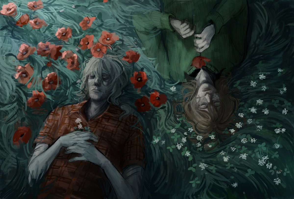 Lawriesbones's tweet photo. Commission for @FleshbagWasp  #lawrenceoleander #BoyfriendToDeath https://t.co/TRHcNxXuwX