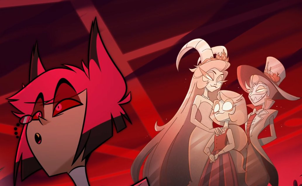 I am freaking out about Radiostatic so much that I overlooked moments like these. A Morningstar statue in Cannibal Town, the camera going over Lilith? Alastor went missing 7 years ago, Lilith did too.... #hazbinhotelseason2 #Alastor