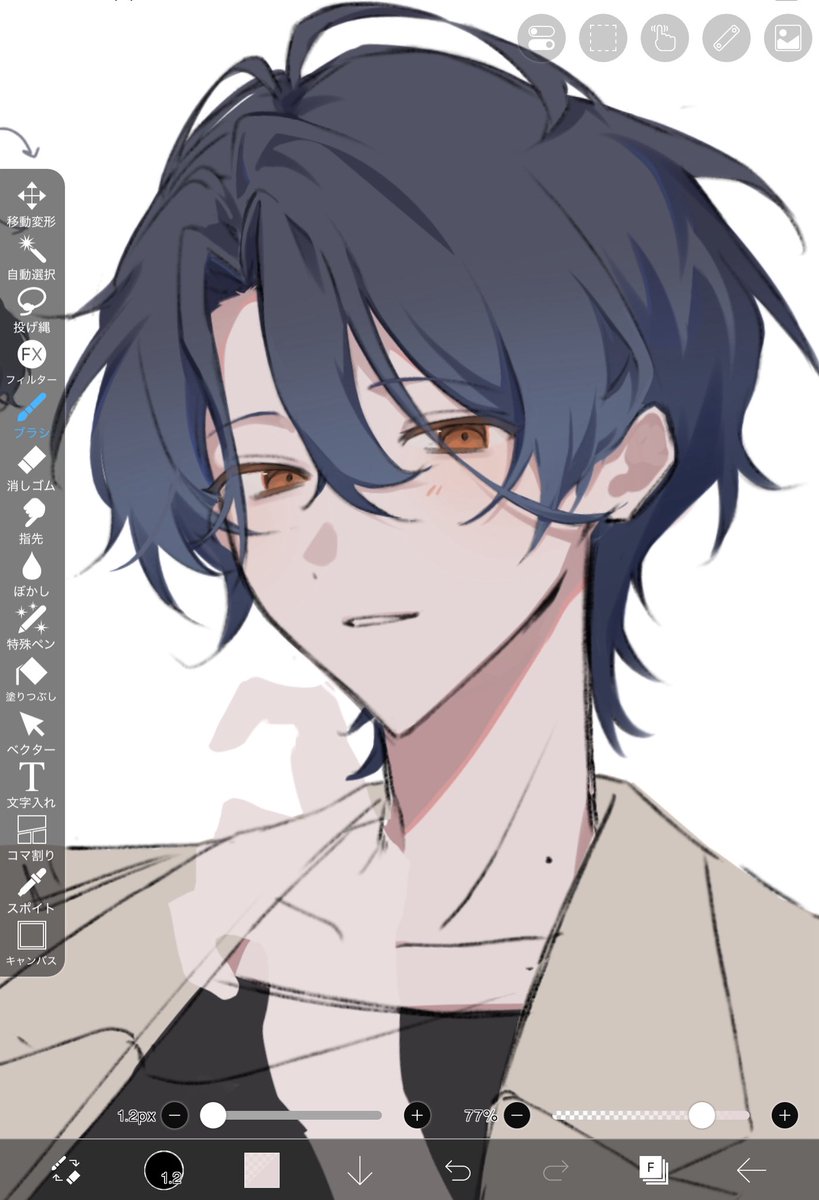 そしてこれは手描けないから諦めかけのチトセ