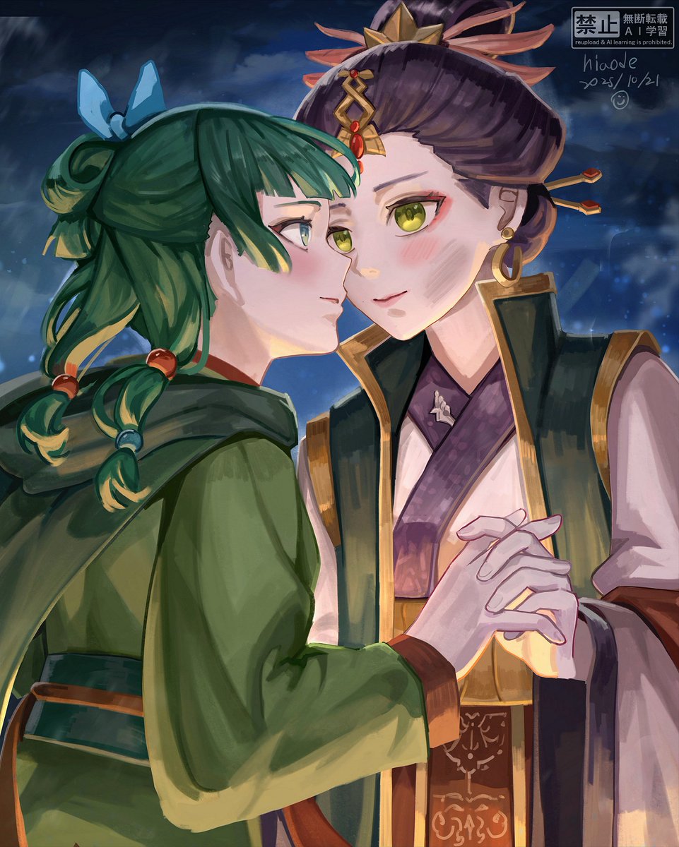 Niao_de's tweet image. #apothecarydiaries
Yuri time&amp;lt;3