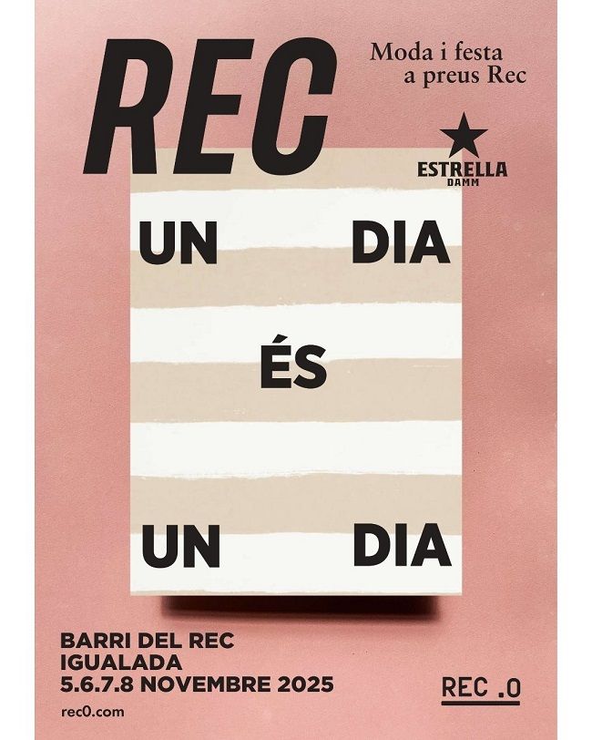 Avui comença a Igualada el Rec.0 2025.

El festival eclèctic de moda, cultura i gastronomia que se celebra dues vegades a l’any, i només durant quatre dies, al barri del Rec d’Igualada.

+info a: buff.ly/tfkT7PZ