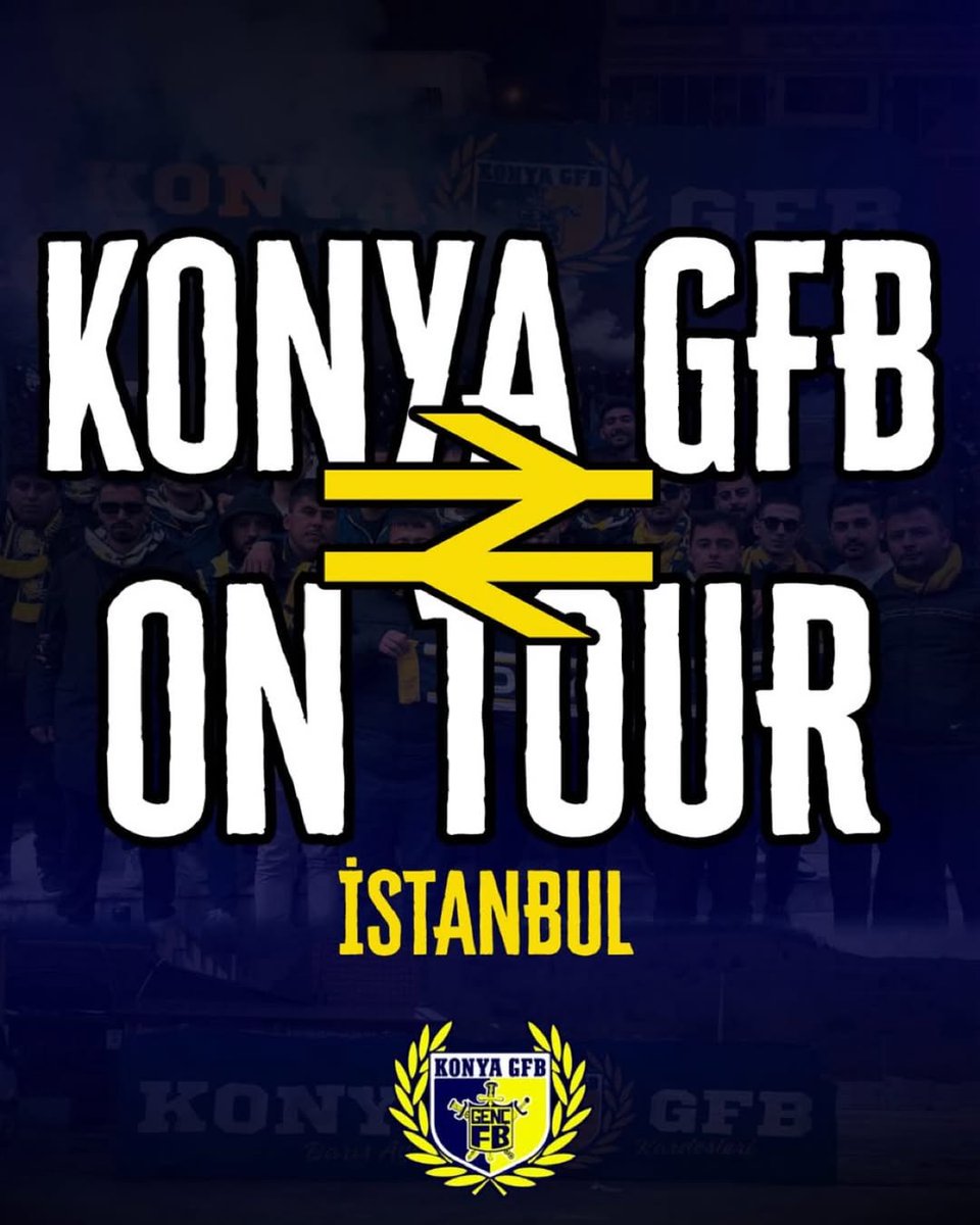 GİDİYORUZ FENERBAHÇE'YE! 

FENERBAHÇEMİZİ kayserispor karşısında yalnız bırakmıyoruz.

#KONYAGFB