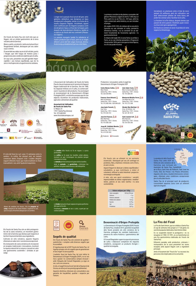 Fesols de Santa Pau: territori, tradició i ofici. 

Quan comunicació i llengua s’ajunten, el missatge arrela. 🌾

<a href="/milparaulescom/">Mil Paraules</a> @lionphrase
#Cultura #DOP #Comunicació #Traducció