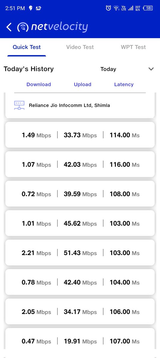 Ramansandhu2201's tweet image. I’m on a 30 Mbps Jio AirFiber plan, but receiving barely 1 Mbps speed.
This is affecting work &amp;amp; daily usage.
Requesting a quick resolution, please. 🙏

@JioCare @reliancejio
Kya  @airtelindia ke sath contact Krna pdega achi speed k liye 

#JioAirFiber #SlowInternet #NetworkIssue