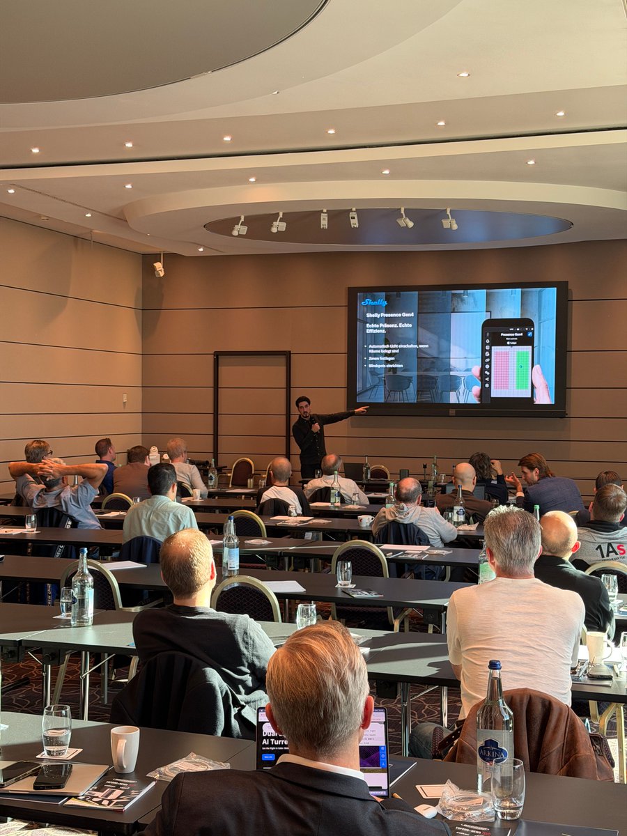shelly_IoT's tweet image. Yesterday at SECOM Switzerland, Manuel Bölter and Francesco Lo Bosco from Shelly shared insights on the future of smart automation and energy management. 💡

Great discussions on innovation, connectivity, and sustainability - thank you to everyone who joined! 🇨🇭

#SECOM2025