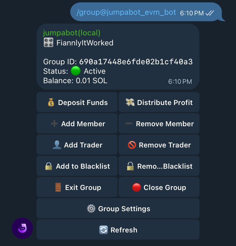 Over the weekend, our devs decided not to touch grass but re-touch jumpa. 

Good news, group trading has been perfected, and basic tests and functions are perfected also. 

A bottle of beer🍺, maybe, but we don't want our devs high. 

Thank you <a href="/Harri_obi/">Dr. Harri</a> for the follow 🙏