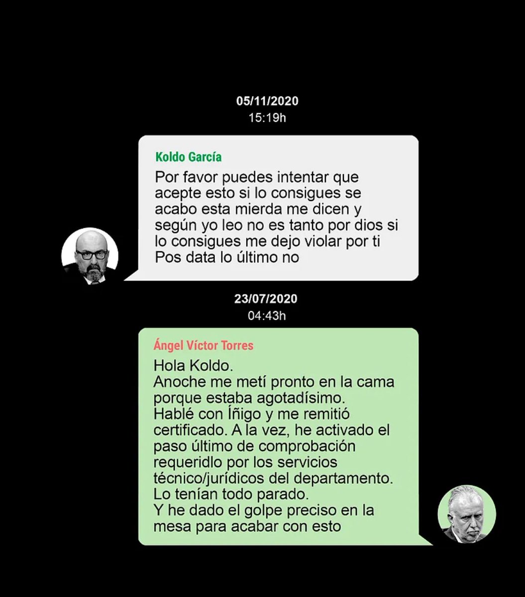 A ver ¿vosotros creéis que un tipo como Koldo, que en teoría Pedro Sánchez nos ha dicho que tenía un conocimiento anecdótico de él, puede ejercer tanto poder y poner a sus órdenes a presidentes de las comunidades autónomas?  Cada vez se va dibujando mejor la trama …