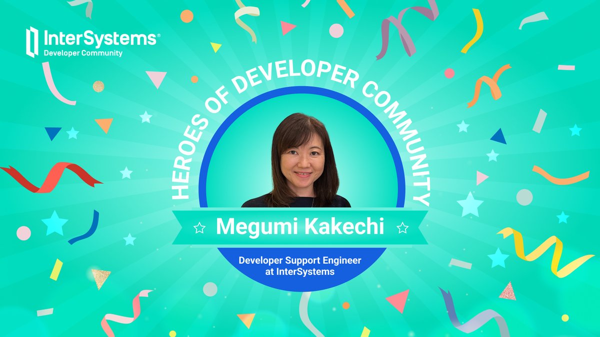 InterSystemsDES's tweet image. ¡Celebramos una voz guía en la Comunidad de Desarrolladores! 🥳

🫂Megumi Kakechi, una compañera con mucha experiencia aportando conocimiento y resolviendo nuestras dudas.

Un ejemplo de dedicación y cooperación. Conoce más sobre su trabajo: es.community.intersystems.com/node/586270