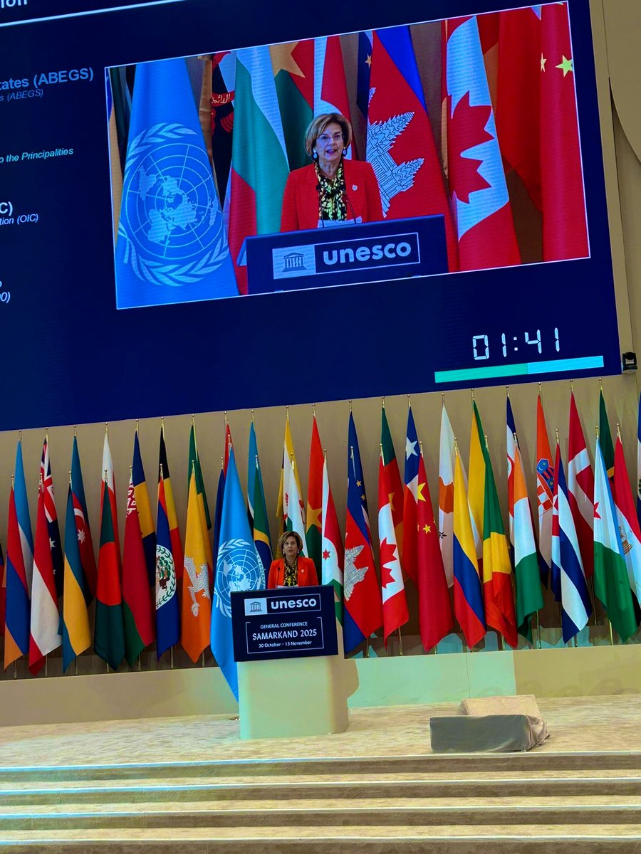 CKokkinakis's tweet image. Now @unesco #GeneralConference

Strong #EU statement reaffirming our commitment to #multilateralism #InternationalLaw #human rights the #UNCharter and UNESCO’s Constitution - principles that remain fundamental 80 years after their creation.

@eu_eeas 

👉 eeas.europa.eu/eeas/eu-omnibu…
