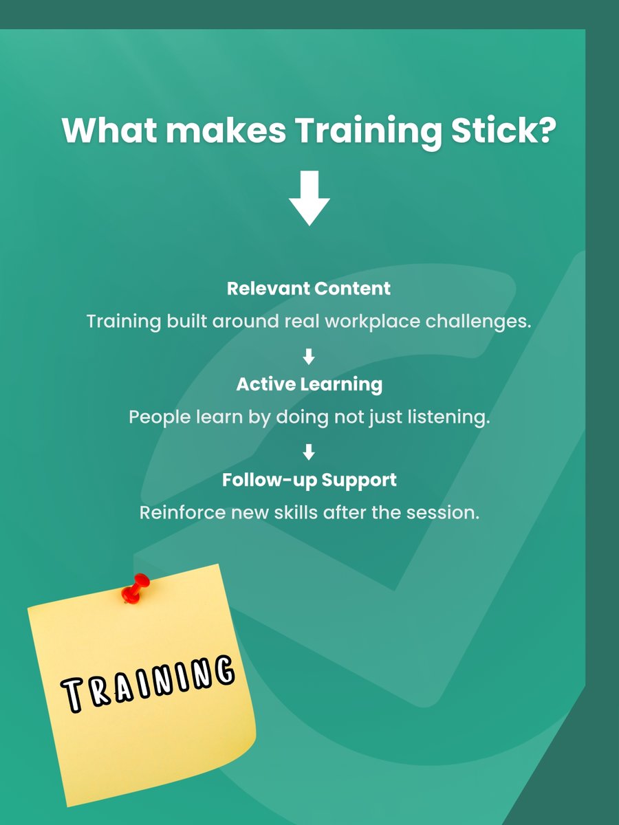 SVC_Solutions's tweet image. Training that sticks turns learning into habit.

Short, interactive sessions and real-world relevance make all the difference.

#Training #Upskilling #LearningAndDevelopment