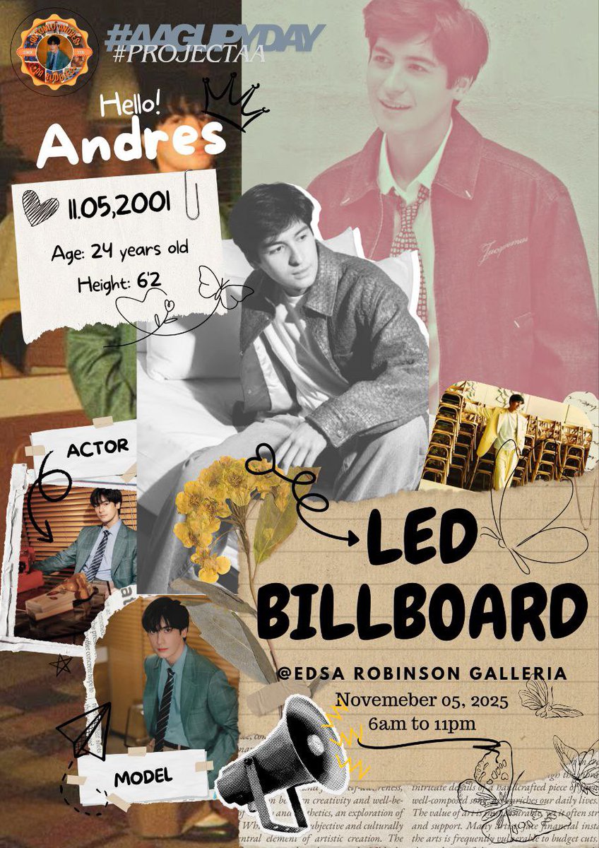 aabuddies_'s tweet image. Heads up, Buddies! 

May magpaparamdam na naman sa Robinsons Galleria this November 5, 6 am-11 pm. 😉
Spoiler: Hindi &apos;to traffic, hindi rin Christmas lights. 

🎂✨ A surprise Birthday LED Billboard for Andres is coming. 🎉

Because he deserves to be celebrated loudly, brightly,…