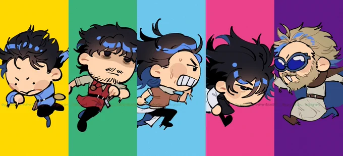 will be turning these into stickers for the hyakuemu fan screening this week
