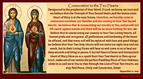VassulaRyden's tweet photo. This powerful prayer can bring peace to the world. The more people that pray it, and consecrate themselves, their families, and their country to the 2 Hearts, the more peace will come to this world. Pray it daily.  https://t.co/DoaRPoPudn
#PrayerForPeace #TwoHearts https://t.co/gWZxO7m82g
