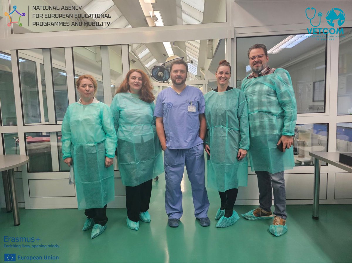 Vetcom2024's tweet photo. Within the framework of the VETCOM project, the teaching and administrative staff from the Faculty of Veterinary Medicine – Skopje visited the Faculty of Veterinary Medicine University of Zagreb. https://t.co/WUfqMhy99S
