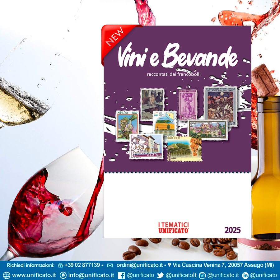 UnificatoIt's tweet image. VINI E BEVANDE raccontati dai francobolli - NUOVA PUBBLICAZIONE per chi ama il buon bere e i dentelli! 34 € + spese di spedizione. 
unificato.it/vini-e-bevande…  
 #francobolli #stamps #ilovewine #filatelia #madeinitaly #enogastronomia #IDEAREGALO
