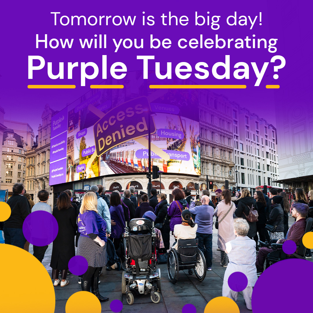 PurpleTuesNov's tweet image. Tomorrow’s the day! 💜

Get ready to join the global movement for disability inclusion. 

#PurpleTuesday #PurpleTuesday2025 #InclusionForAll