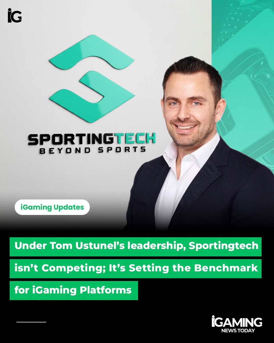 iGNewstoday's tweet image. @sportingtech_ , led by Tom Ustunel, is reshaping iGaming with  Quantum Platform powering billions of monthly bets worldwide, delivering fast, scalable, and customizable solutions for operators across global markets.
#Sportingtech #TomUstunel #iGamingNewsToday #iGamingTodayWorld