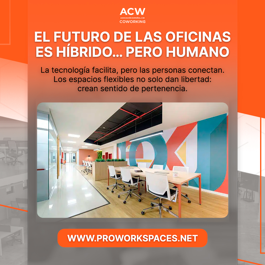 ProWorkSpaces's tweet image. El futuro de las oficinas es híbrido… pero humano🧠

La tecnología facilita, pero las personas conectan. Los espacios flexibles no solo dan libertad: crean sentido de pertenencia.

👉🏻Encuentra tu espacio ideal en nuestra web: proworkspaces.net