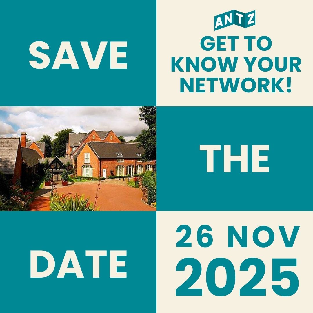 #SaveTheDate now!

ANTZ #Networking returns to Delta Hotels by Marriott Worsley Park Country Club (M28 2QT) on 26 Nov 2025, from 2 pm.

#BookNow at bit.ly/antz20251126.

Stay tuned for more!

#SocialValue #SocialImpact #NetworkingWorks #ManchesterNetworkingEvent #EarlyBird