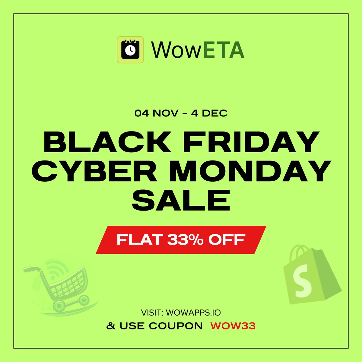 wpxpoofficial's tweet photo. 🚀 Boost your E-Commerce sales with WowETA!

✔️ Get 33% OFF for 6 months  ✔️

Show accurate delivery dates, cut cart drops &amp; build trust at your shopify stores.

Use coupon WOW33 &amp; Grab the deal at 👉https://t.co/74fWrY39Yu

#Ecommerce  #BFCM #WowETA #Shopify  #ETA #ShopifyStore https://t.co/pFbxJVdFzS