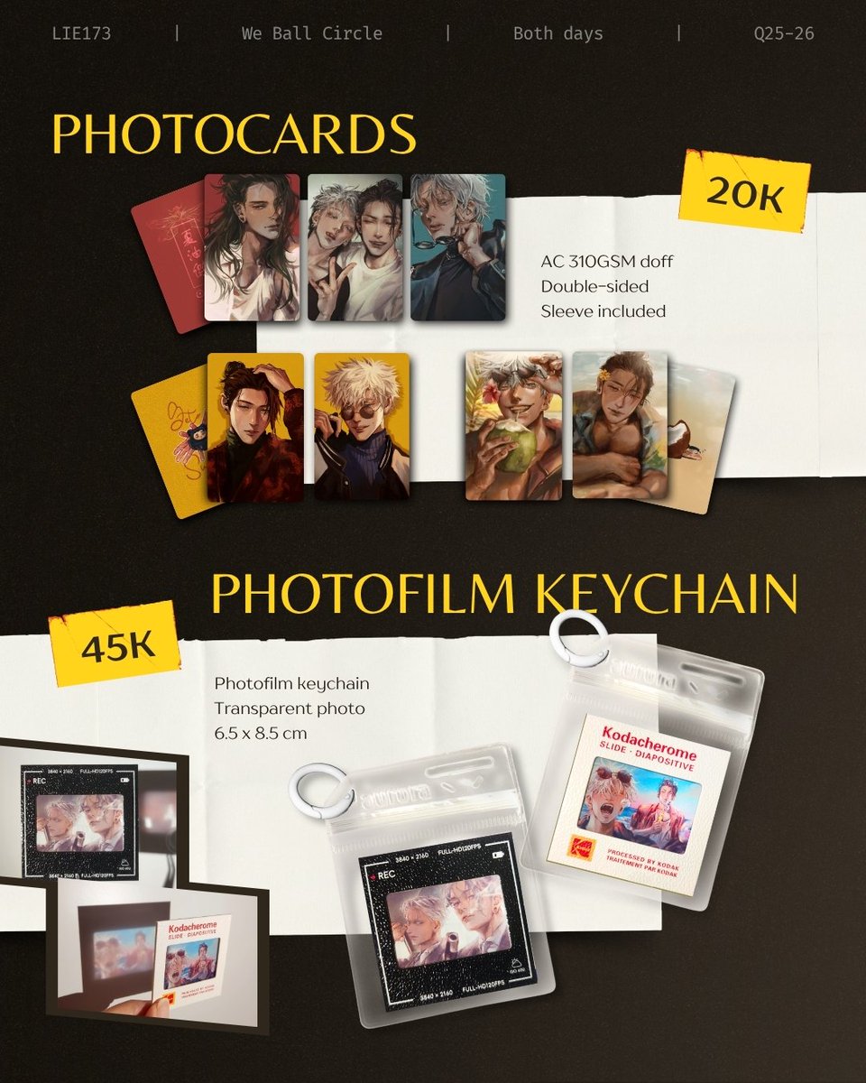 I will be boothing at #cf21 with <a href="/weballcircle/">WE BALL @ CFXXI Q25-26 🪩🌟</a> table Q25-26!!😼 see u there!💃💜💙

1/2 #cf21catalogue