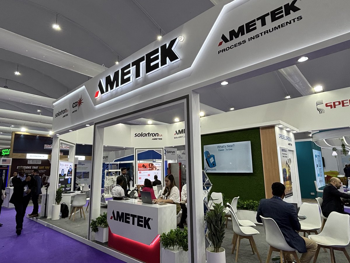 AMETEKPI's tweet image. ADIPEC Day One! 
We have our 9933 gas analyzer on display. Visit us at booth 15360 to see how we can help with real time measurement to reduce process downtime, ensure safe operation, and optimize efficiency. 

#ametek #adipec2025 #analyzer #measurement #processanalysis