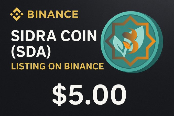 SidraBankChain's tweet photo. Sidra May List on #Binance📷 in the End of 2025, Waiting For $SDA Listing ?

What do you think the starting will be?
Sidra will change life🤑🤑

#SIDRA https://t.co/BEuqF1Ctt6