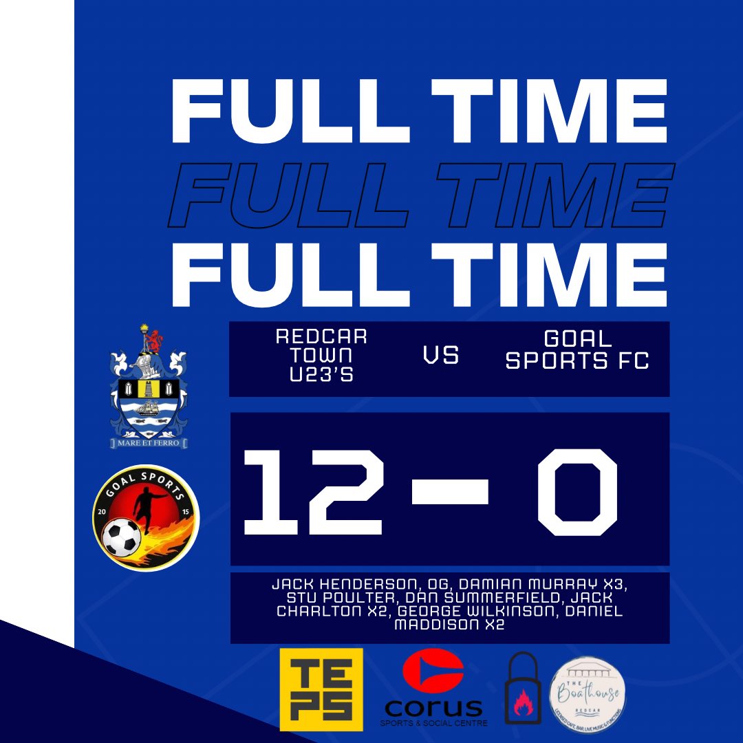 𝑭𝑼𝑳𝑳 𝑻𝑰𝑴𝑬 ⏱️
We progress in the NRCFA Challenge Cup after a dominant win vs Goal Sports FC - Official! 💪

⚽ Hat-trick: Damian Murray

Goals: Henderson, Summerfield, Poulter, OG, Charlton (2), Maddison (2), Wilkinson 🔥

Onto the next round! ✅