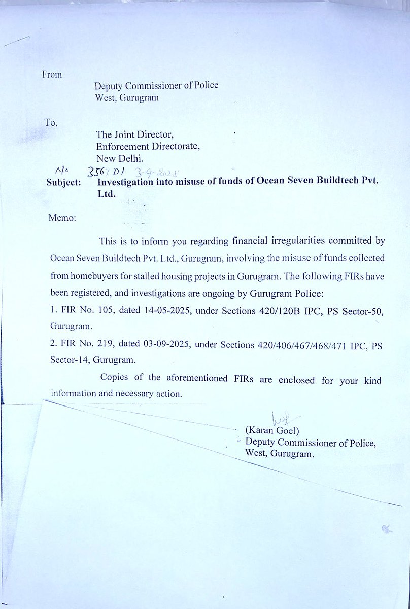 BuyersOsb's tweet image. @nsitharamanoffc @nsitharaman maam your Department has not taken any action on our complaints of serious fraud, money laundering and hawala transactions to the tune of 800-1000 crores rupees by a builder under #Pradhan_Mantri_Awas_Yojna. Allottees didnt get their flats since 9…