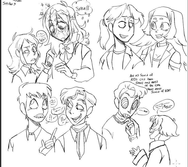 inkstone555's tweet photo. #hauntedhotel some fanart cuz i love this show lol. i drew them with a few of my ocs from a comic im working on cuz my come and the show are kinda similar and i think a few of them would be friends :3 https://t.co/oOvdQHNXP6