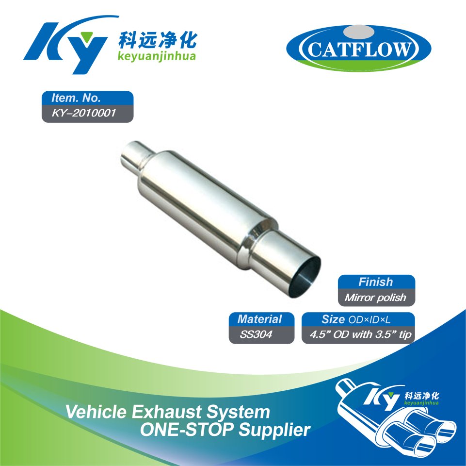 KYCATconverter's tweet photo. KY-2010001
SS304 universal muffler
4.5" OD with 3.5" tip
Mirror polish
#muffler #exhaust #exhausts #exhaustsystem #mufflers #auspuff https://t.co/2HwfLJzEVi