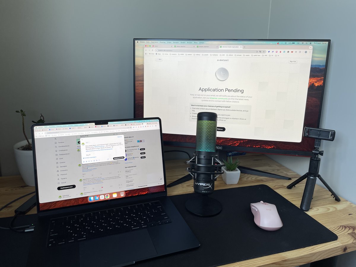 mr_makklaren's tweet image. One week down, commitment high! I appreciate the high bar for entry, @AbstractChain , but I&apos;m willing to work for it. My dedication is clear. Ready to stream! 🎤 
#AbstractCommunity #AbstractStreamer

Day 5!