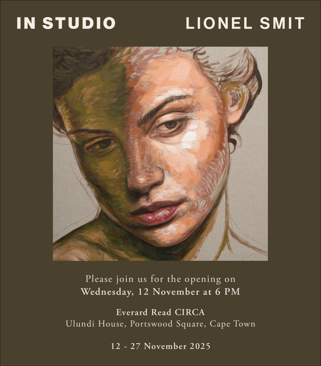 Please join me for the opening of IN STUDIO on 
Wednesday, 12 November at 6 PM

Everard Read CIRCA (first floor)
Ulundi House, Portswood Square, Cape Town

12 - 27 November 2025