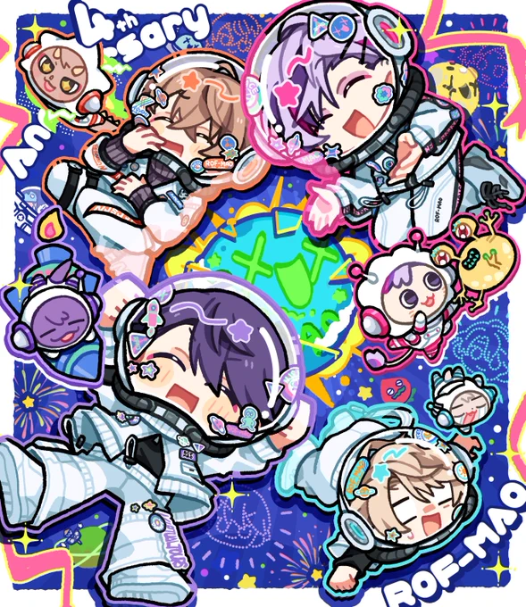 #ろふまお4周年 #ろふあーと