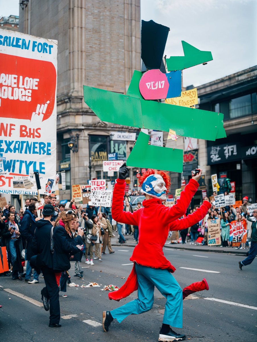 technicolora_'s tweet image. Protest / Performance