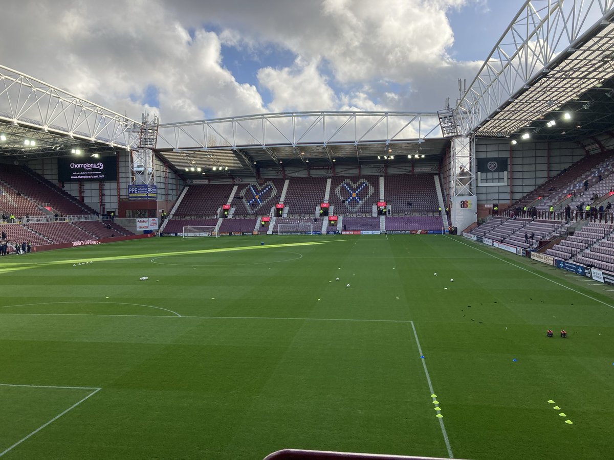 MHuburn's tweet image. My first game at Tynecastle. Been following the Jambo’s from afar for years. And was spoiled by the hospitality and the performance on the pitch. @JamTarts #HMFC