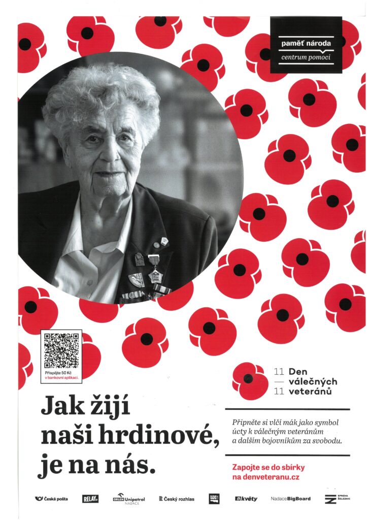 Také letos můžete zakoupením květu vlčího máku podpořit naše válečné veterány, společnost Post Bellum (postbellum.cz) totiž už 7. rokem pořádá veřejnou sbírku ke Dni válečných veteránů. Květy zakoupíte 📅 do 30. listopadu 2025 na pokladně Městského muzea ve <a href="/mestoDKnL/">Město Dvůr Králové nad Labem</a>