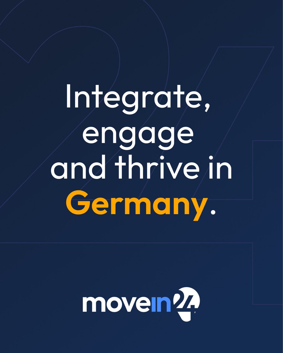 movein24's tweet image. Starting a new life in Germany? 🇩🇪
Join local clubs &amp;amp; meetups to connect, practice German, and feel at home.
Find your community in the movein24 app.

📲 iOS → bit.ly/4022uCY
📲 Android → bit.ly/3IaF4oS

#moveIn24 #LifeInGermany #Integration