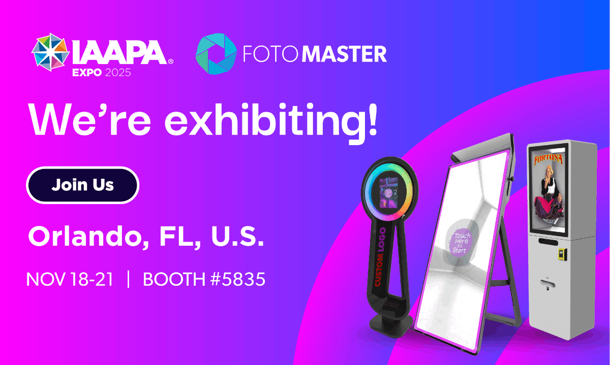 fotomastercom's tweet image. The countdown to #IAAPA2025 is on! 🎡

Join us in Orlando, November 18–21, and see what’s next for AI-powered photo booths, attractions, and live entertainment.

📍 Booth #5835

#FotoMaster #EventTech #AIPhotoBooth #InteractiveEntertainment #IAAPA #AttractionsIndustry