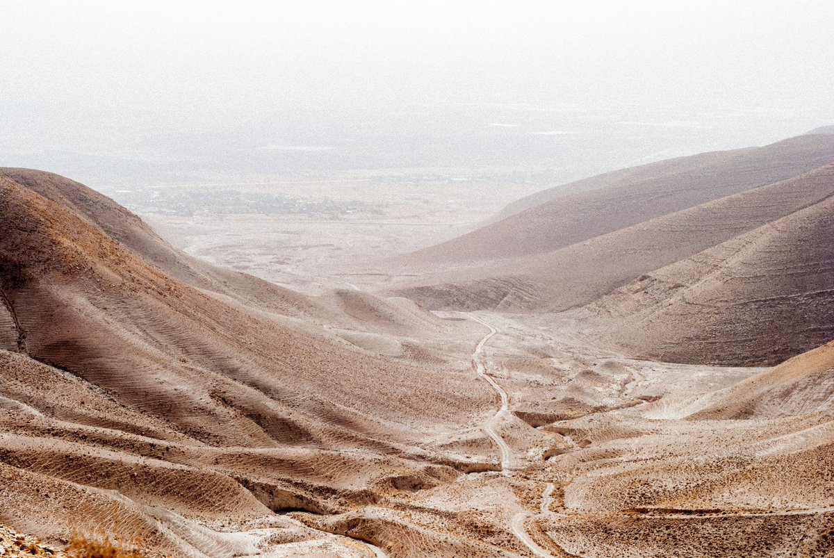 RootSourceIL's tweet image. 📍The Jordan Valley — A Bird’s Eye View
Captured from the top of Mount Sartaba, this breathtaking scene unveils the winding road across the vast desert, a quiet reminder of nature’s timeless beauty and strength. 🏜️✨

Captured by Eddie &amp;amp; Carolina Stigson