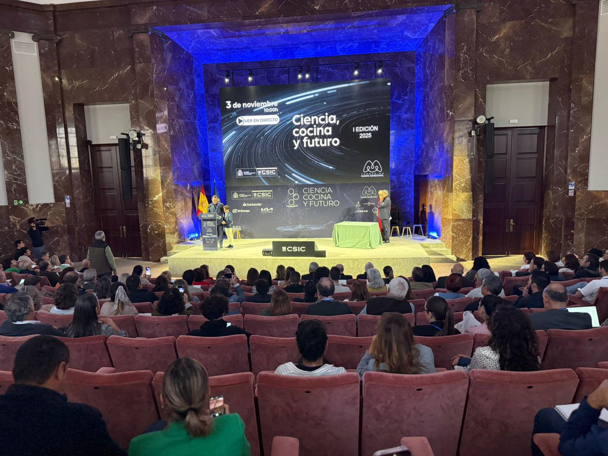 En la I Edición del Congreso “Ciencia, Cocina y Futuro”, una valiosa iniciativa liderada por <a href="/MSandovalCOQUE/">Mario Sandoval</a> y su Fundación que une dos mundos apasionantes: la investigación científica y la alta gastronomía.

Junto a <a href="/BorjaFanjul/">Borja Fanjul</a> <a href="/MADRID/">Ayuntamiento Madrid</a> , hemos mostrado nuestro apoyo a esta