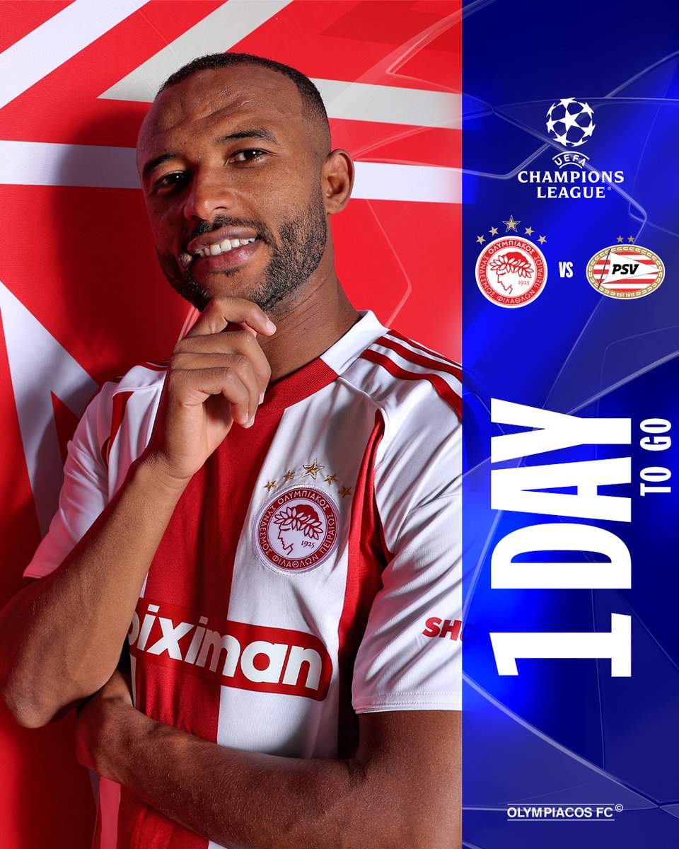 🔴⚪✨ 𝑪𝒉𝒂𝒎𝒑𝒊𝒐𝒏𝒔 𝑳𝒆𝒂𝒈𝒖𝒆 𝑪𝒐𝒖𝒏𝒕𝒅𝒐𝒘𝒏

1 Day to go

🆚 <a href="/PSV/">PSV</a>