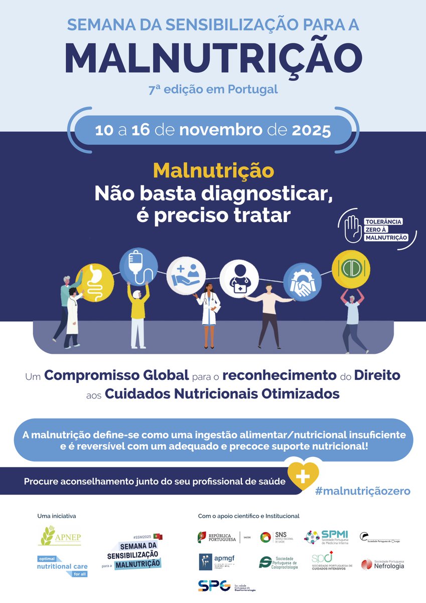 ONCAcampaign's tweet photo. 🇵🇹 Portugal #MAW2025 | 10–16 Nov
Theme: “Fair Access to Clinical Nutrition”
Calling for equal access, ONS reimbursement &amp; stronger screening nationwide 🗣️
🔗 More: https://t.co/SKRVWXPZjj
#malnutriçãozero #PortugalMAW2025 #ONCAPortugal #MalnutritionAwarenessWeek https://t.co/bd5hdMekqd