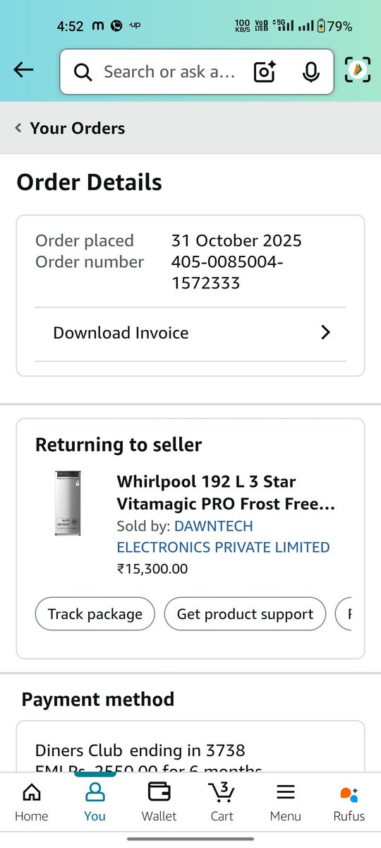 Mahesh_Jinagam's tweet image. Really disappointed with @amazonIN delivery service! Ordered a refrigerator twice — both times no doorstep delivery, agents demanding extra payment &amp;amp; behaving rudely.
This is unacceptable from a brand like Amazon!
#Amazon #PoorService