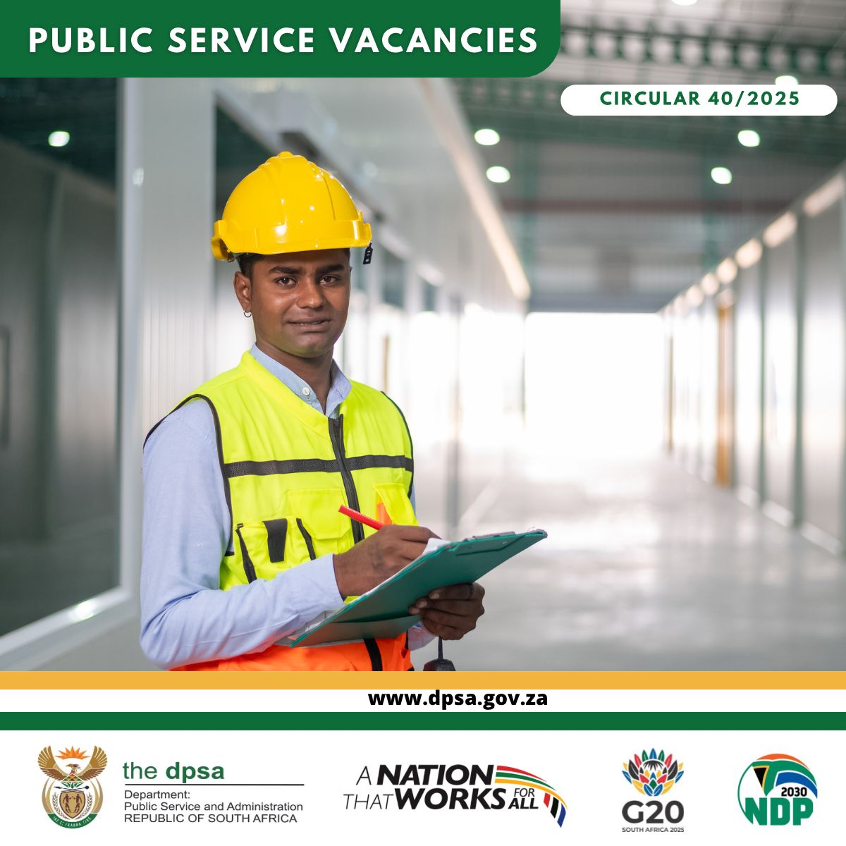 GovernmentZA's tweet photo. 📢 Government Job Opportunities

Explore the latest vacancies and take your next career step in public service.
🔗 Click here: https://t.co/hbIHprSJVL

#GovZAUpdates #JobsZA #PublicService https://t.co/r2E1wfHOZA